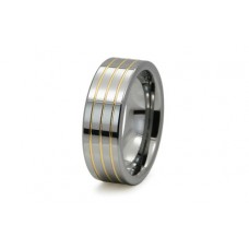 Tungsten Carbide Wide Flat Band Ring